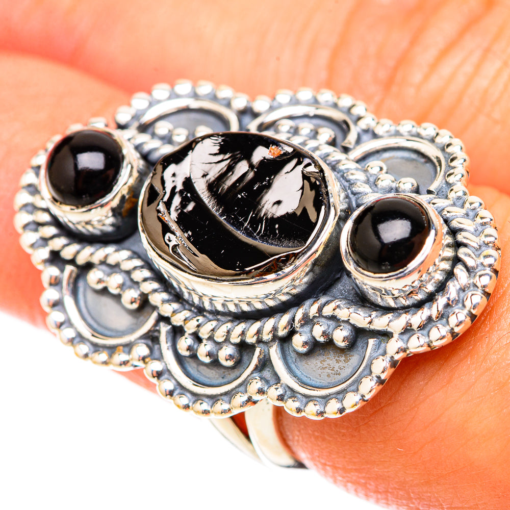 Shungite Rings handcrafted by Ana Silver Co - RING119765
