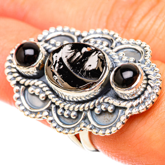 Shungite Rings handcrafted by Ana Silver Co - RING119765