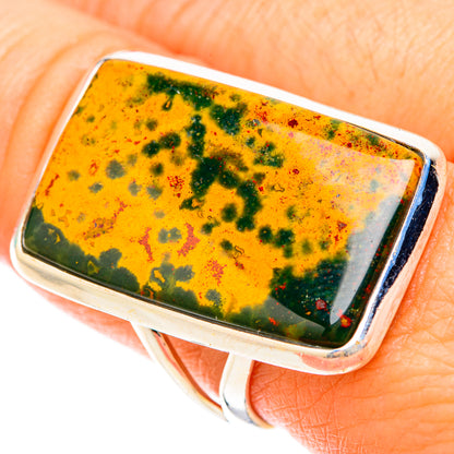 Ocean Jasper Rings handcrafted by Ana Silver Co - RING119788