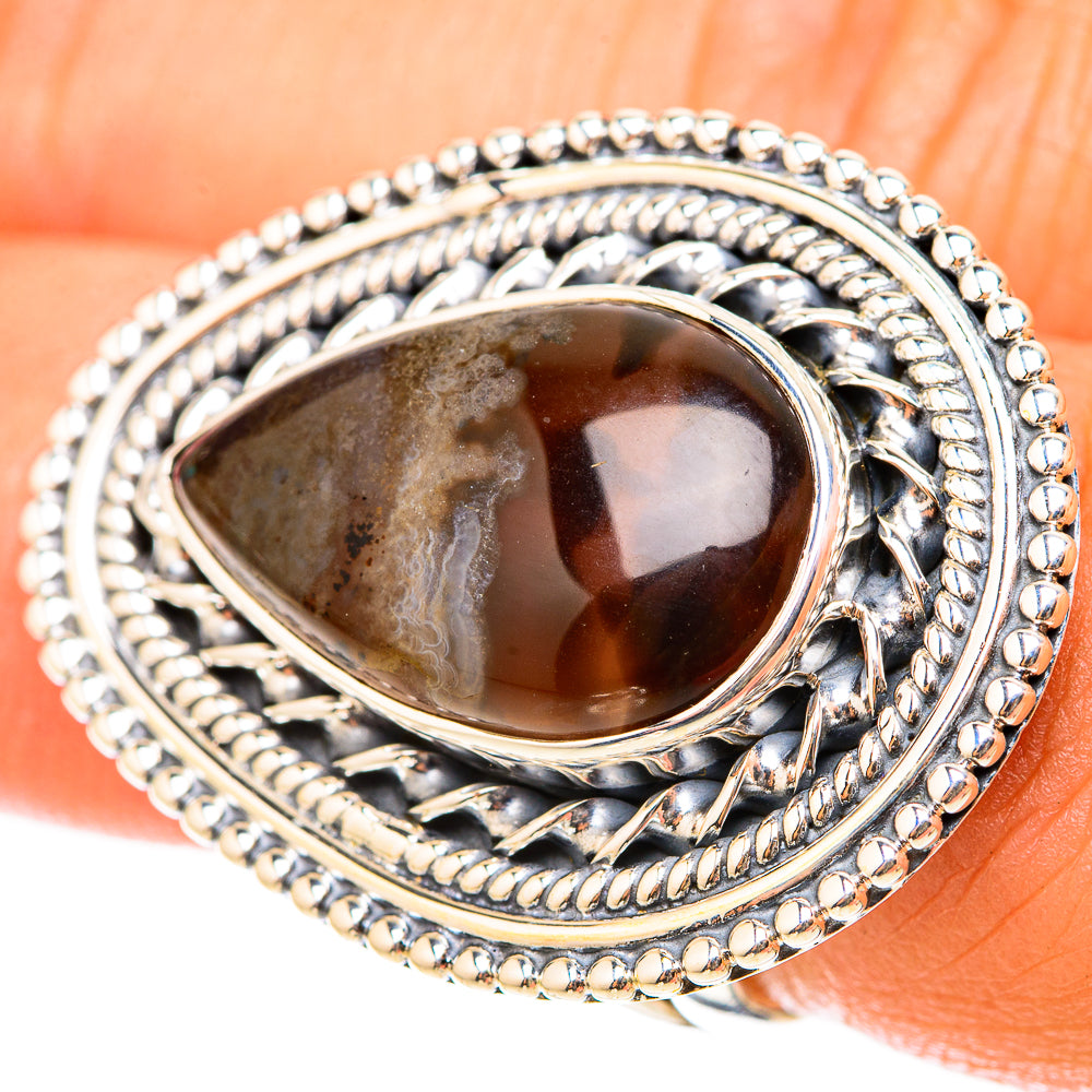 Montana Agate Rings handcrafted by Ana Silver Co - RING119789