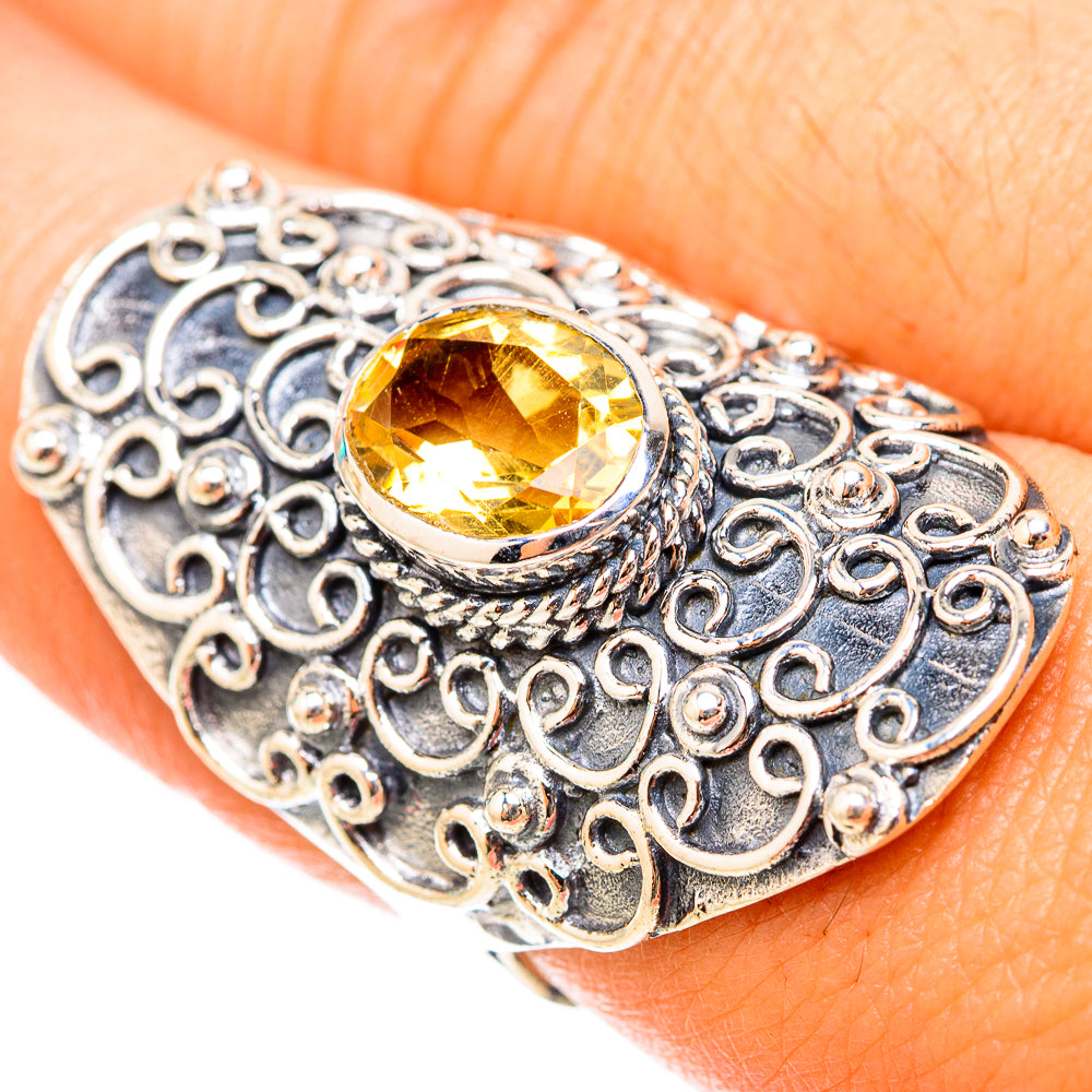 Citrine Rings handcrafted by Ana Silver Co - RING119792