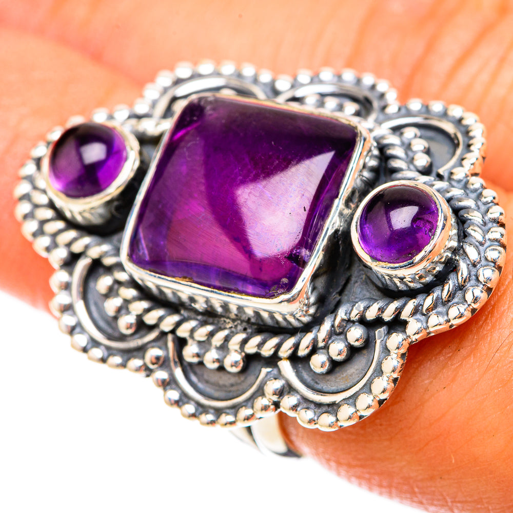 Amethyst Rings handcrafted by Ana Silver Co - RING119798