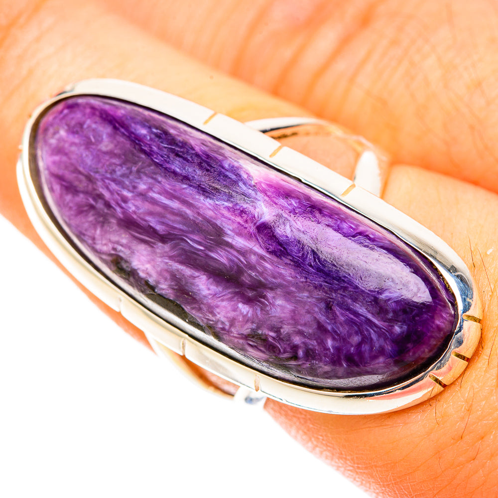 Charoite Rings handcrafted by Ana Silver Co - RING119800