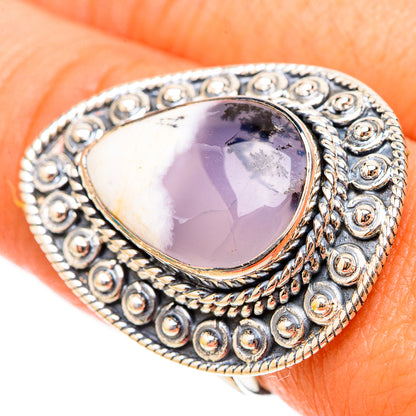 Dendritic Opal Rings handcrafted by Ana Silver Co - RING119803