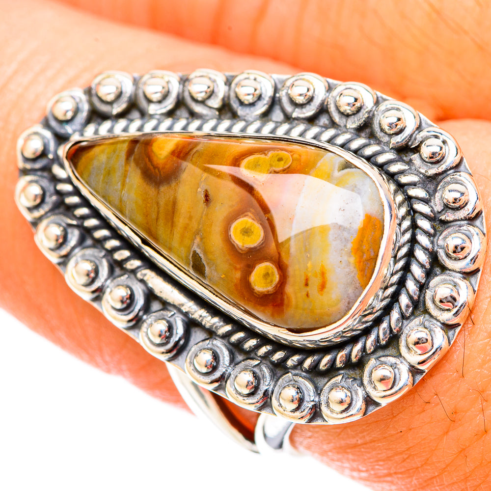 Ocean Jasper Rings handcrafted by Ana Silver Co - RING119825