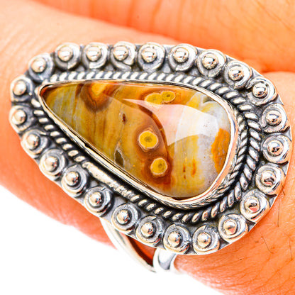 Ocean Jasper Rings handcrafted by Ana Silver Co - RING119825