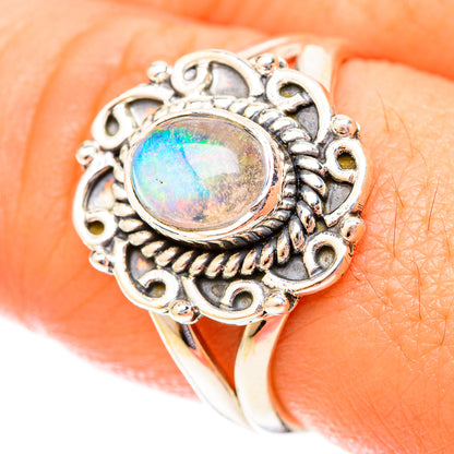Labradorite Rings handcrafted by Ana Silver Co - RING119839