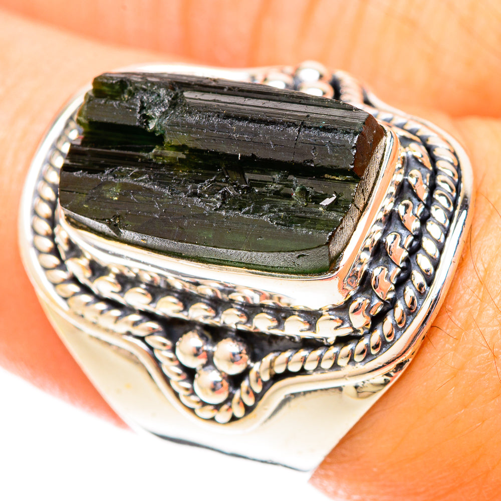 Chrome Diopside Rings handcrafted by Ana Silver Co - RING119855