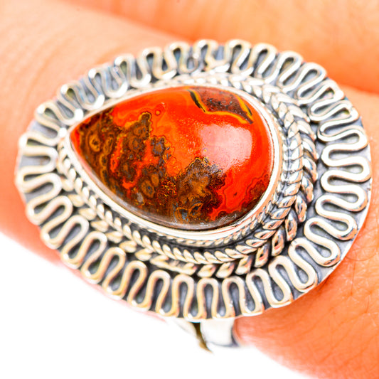 Moroccan Agate Rings handcrafted by Ana Silver Co - RING119857
