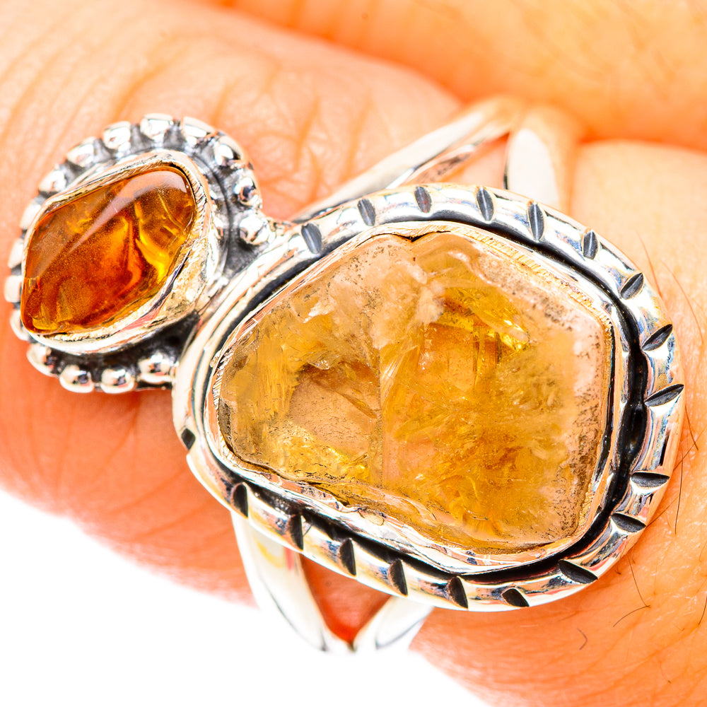 Citrine Rings handcrafted by Ana Silver Co - RING119859