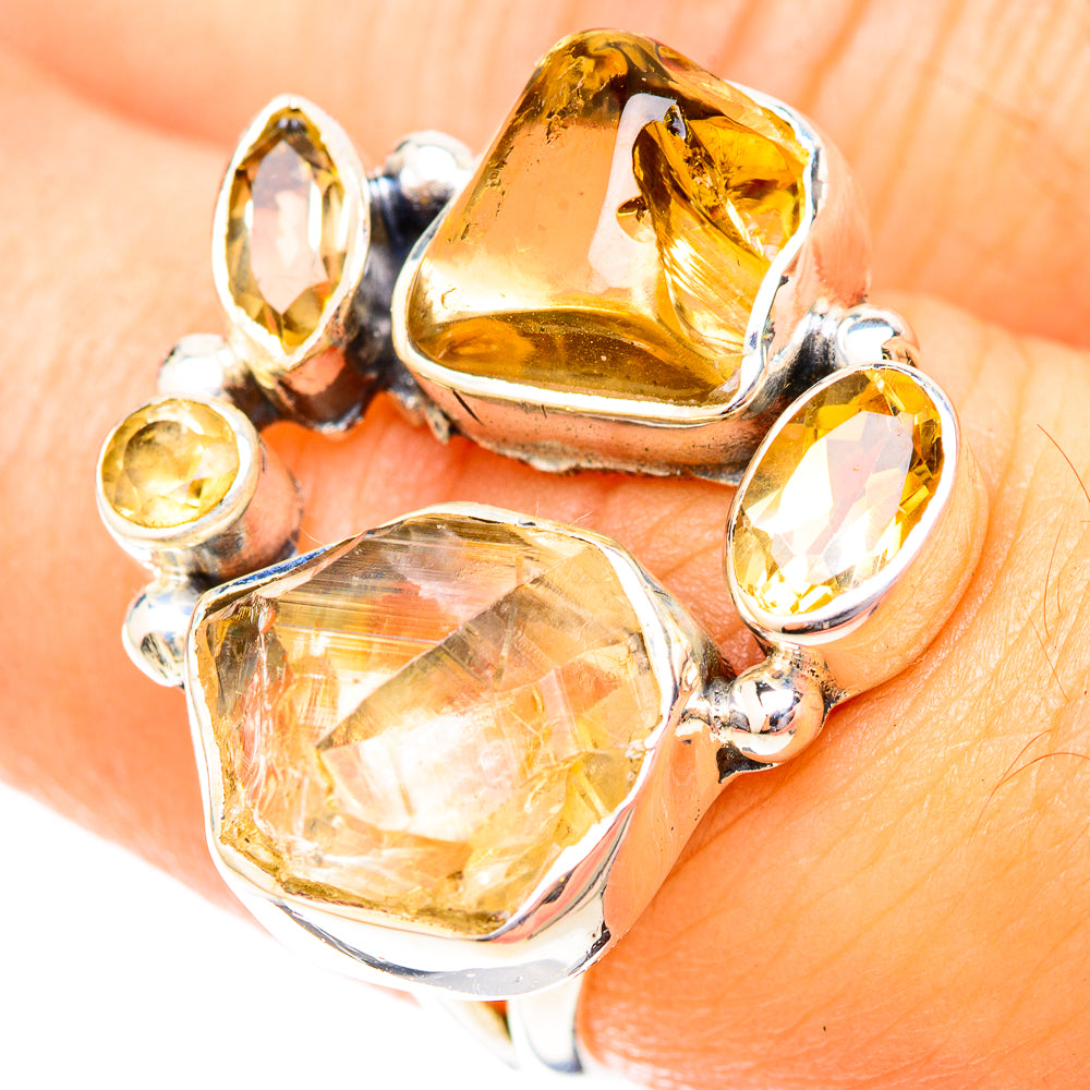 Citrine Rings handcrafted by Ana Silver Co - RING119860