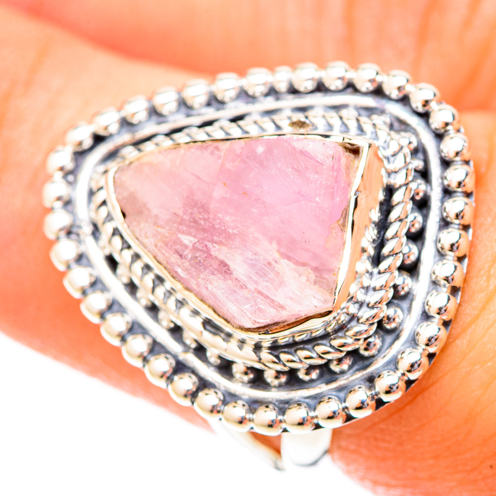 Rose Quartz Rings handcrafted by Ana Silver Co - RING119862