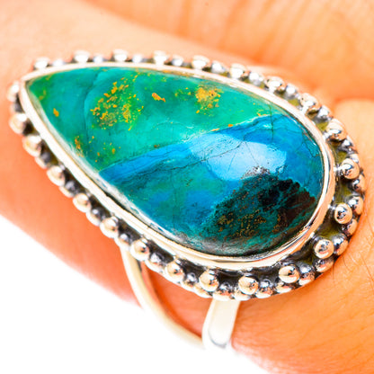 Chrysocolla Rings handcrafted by Ana Silver Co - RING119873