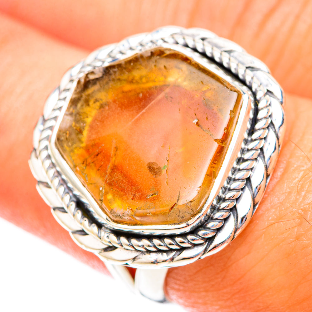 Citrine Rings handcrafted by Ana Silver Co - RING119889