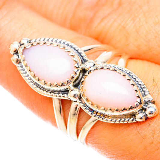 Pink Opal Rings handcrafted by Ana Silver Co - RING119891