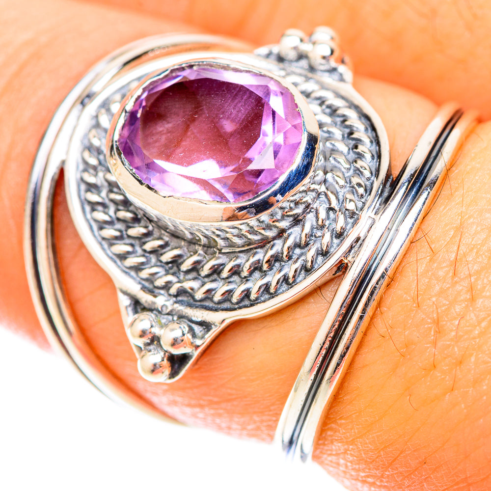 Amethyst Rings handcrafted by Ana Silver Co - RING119894
