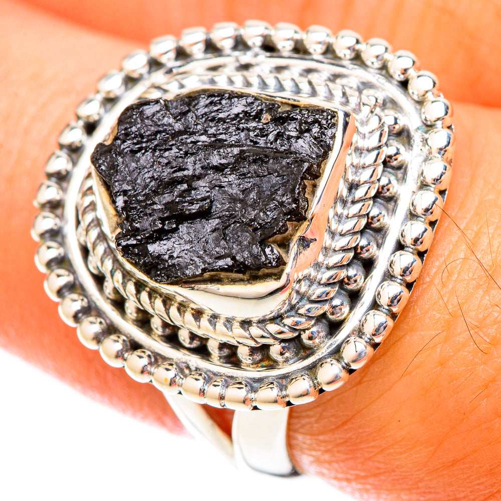 Tektite Rings handcrafted by Ana Silver Co - RING119896