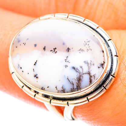 Dendritic Opal Rings handcrafted by Ana Silver Co - RING119898
