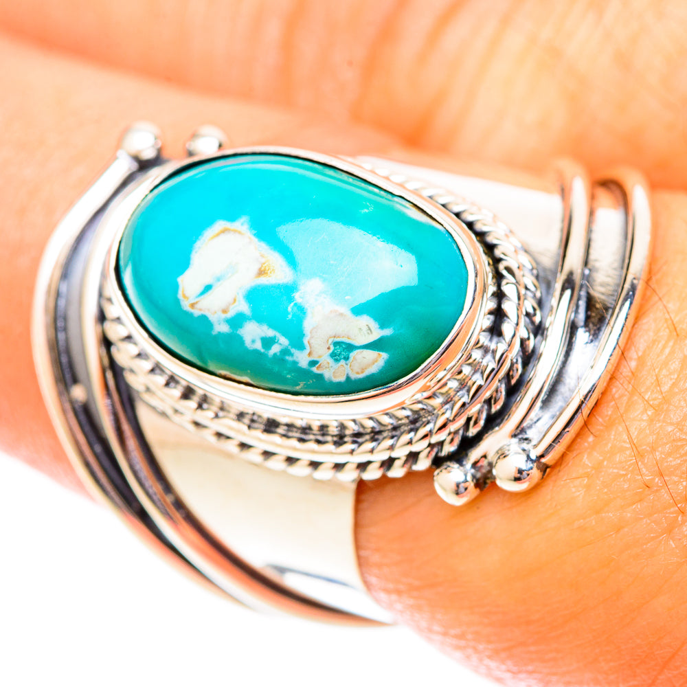Amazonite Rings handcrafted by Ana Silver Co - RING119899