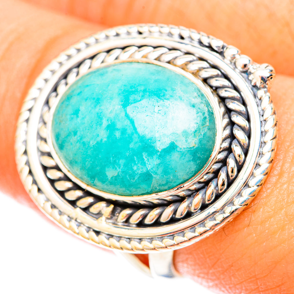 Amazonite Rings handcrafted by Ana Silver Co - RING119907