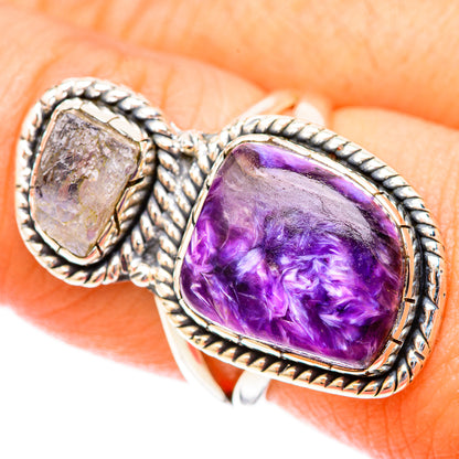 Charoite Rings handcrafted by Ana Silver Co - RING119920