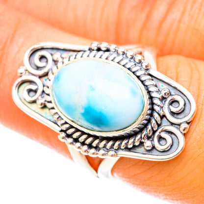 Larimar Rings handcrafted by Ana Silver Co - RING119933