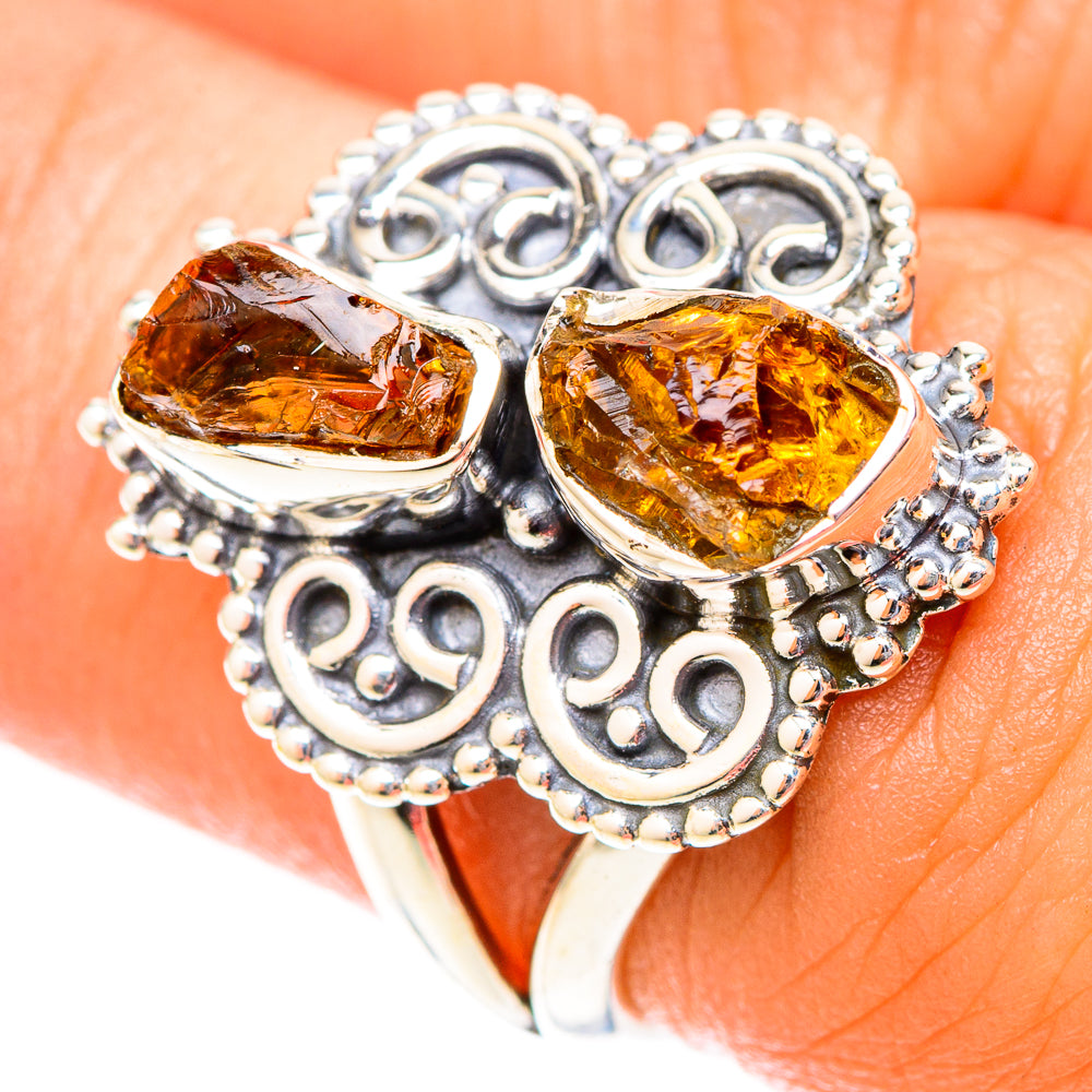 Citrine Rings handcrafted by Ana Silver Co - RING119944