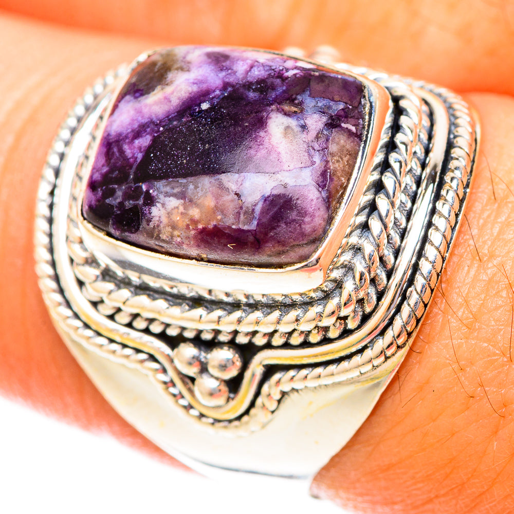 Charoite Rings handcrafted by Ana Silver Co - RING119949