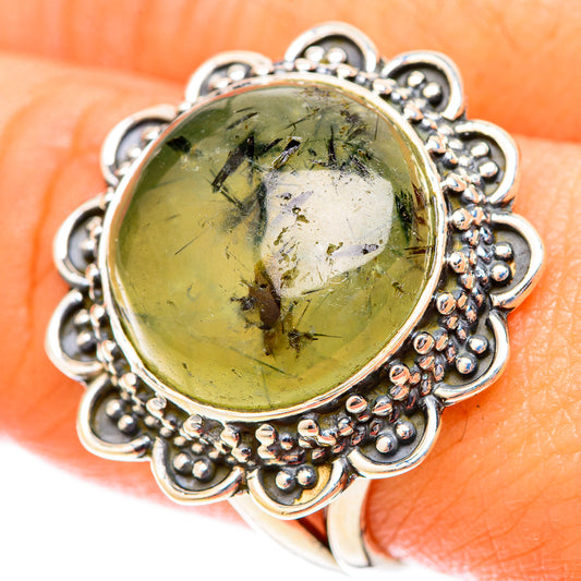 Prehnite Rings handcrafted by Ana Silver Co - RING119968