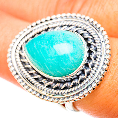Amazonite Rings handcrafted by Ana Silver Co - RING119969