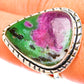 Ruby Zoisite Rings handcrafted by Ana Silver Co - RING119972