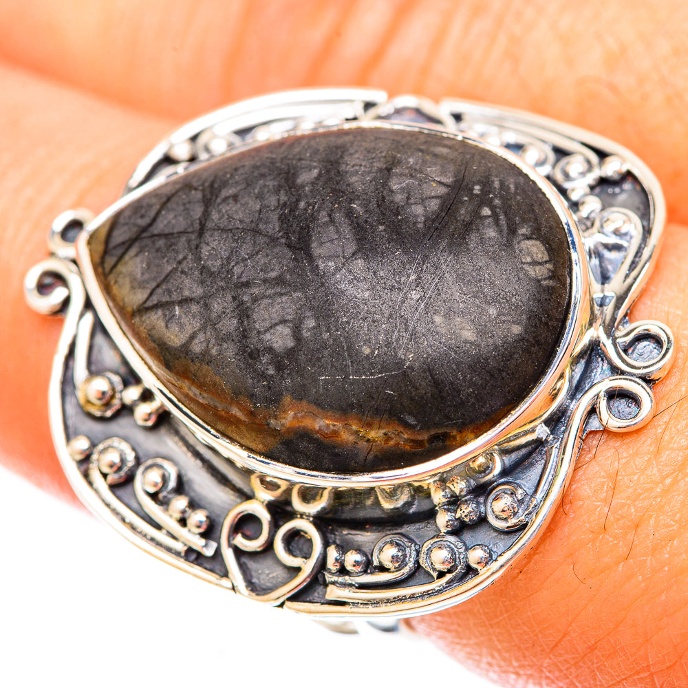 Picasso Jasper Rings handcrafted by Ana Silver Co - RING119998