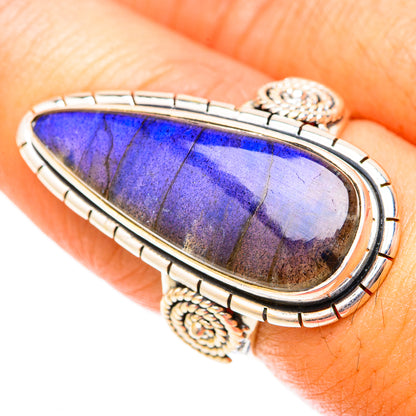 Labradorite Rings handcrafted by Ana Silver Co - RING120020