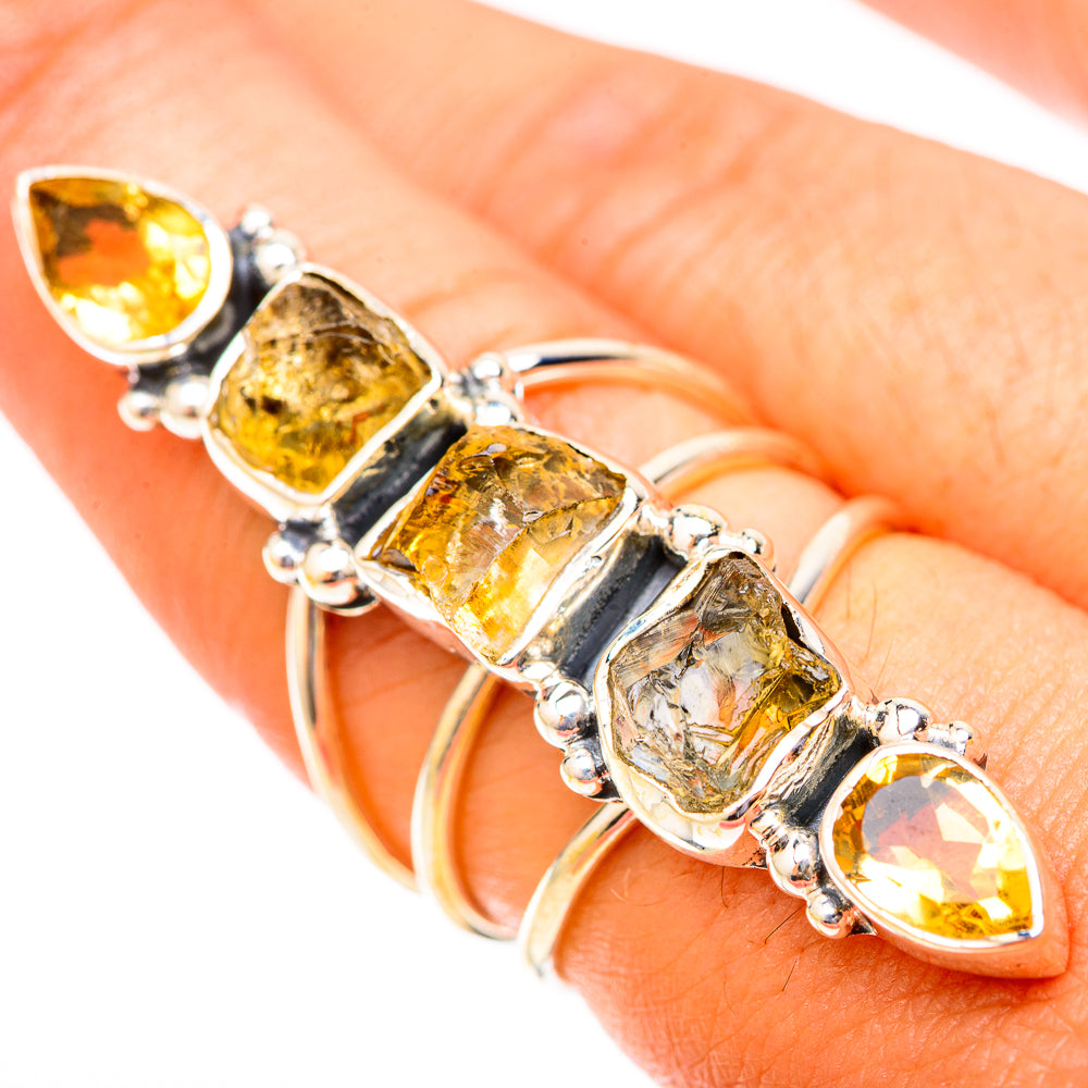 Citrine Rings handcrafted by Ana Silver Co - RING120038