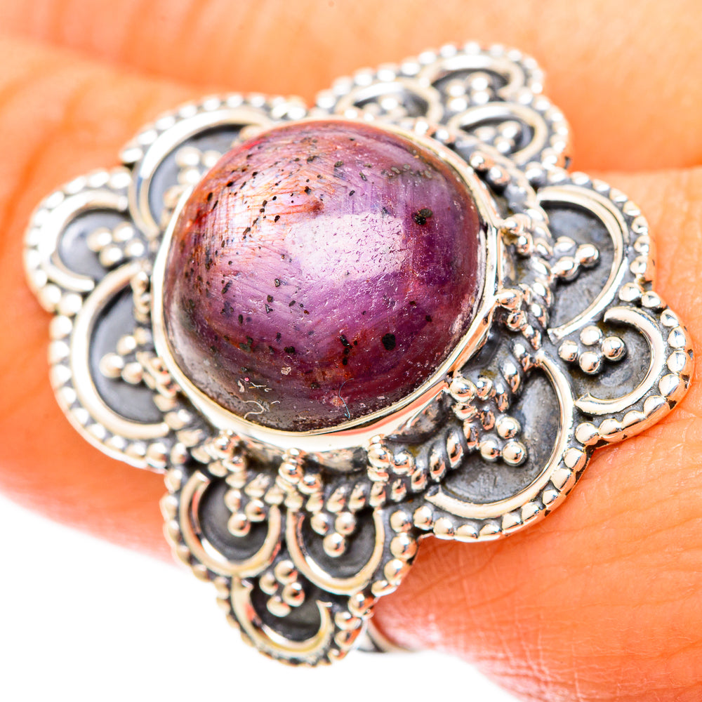 Star Ruby Rings handcrafted by Ana Silver Co - RING120046