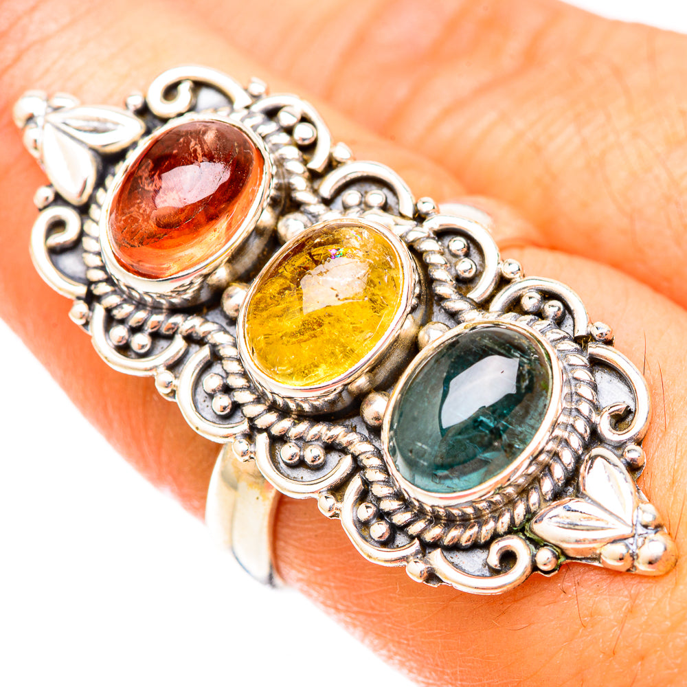 Tourmaline Rings handcrafted by Ana Silver Co - RING120061