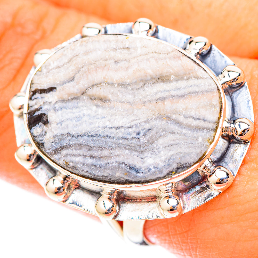 Desert Druzy Rings handcrafted by Ana Silver Co - RING120064