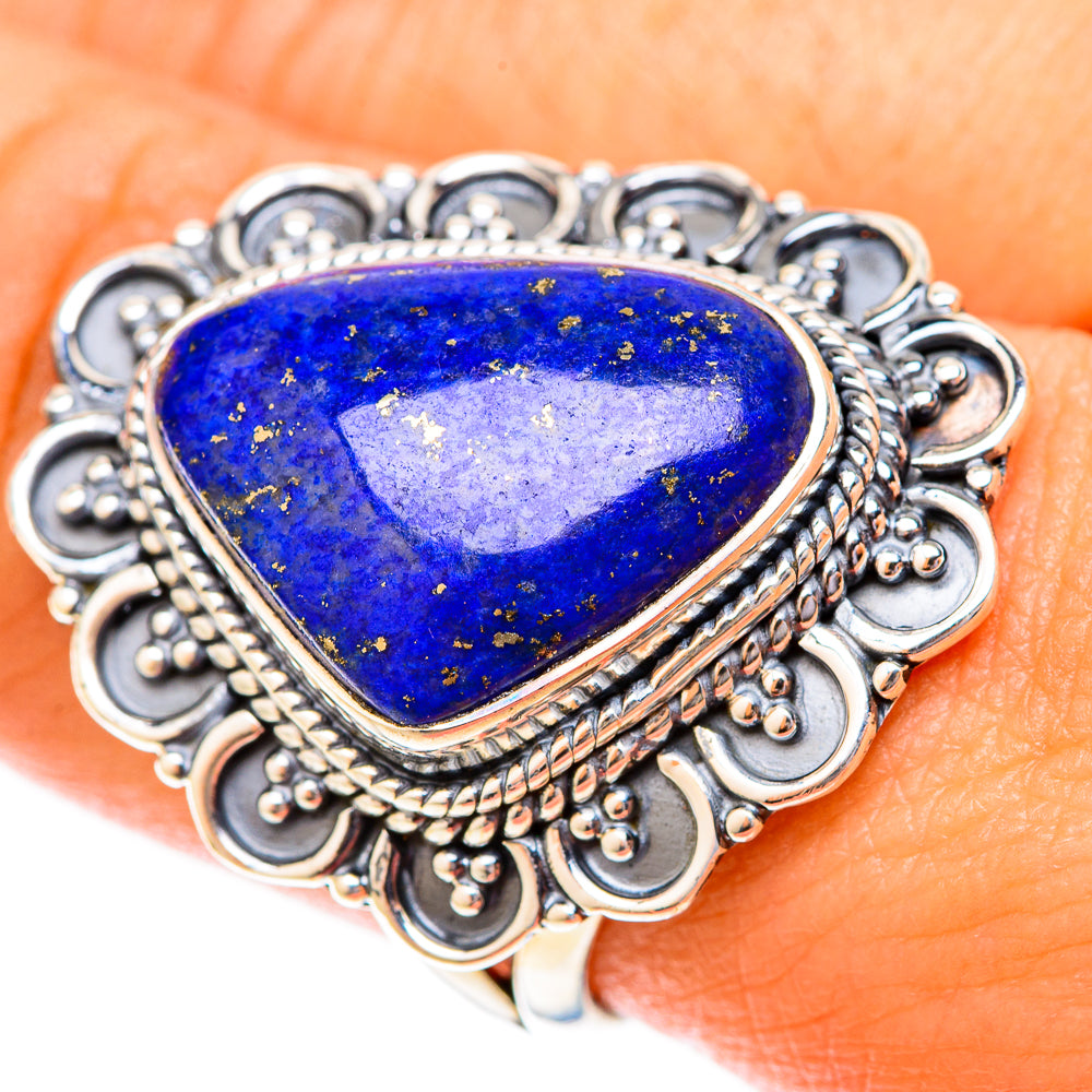 Lapis Lazuli Rings handcrafted by Ana Silver Co - RING120069