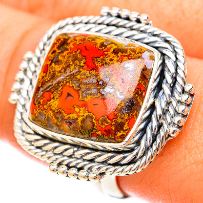 Moroccan Jasper Rings handcrafted by Ana Silver Co - RING120091