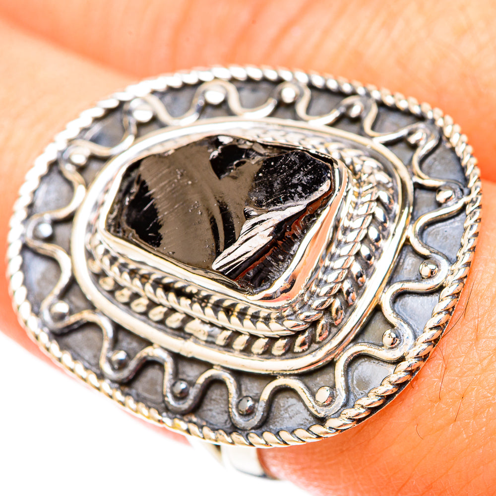 Shungite Rings handcrafted by Ana Silver Co - RING120100
