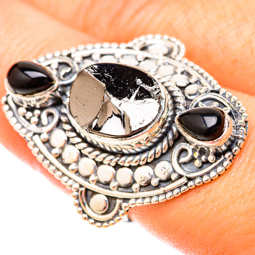 Shungite Rings handcrafted by Ana Silver Co - RING120101