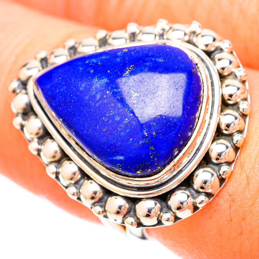 Lapis Lazuli Rings handcrafted by Ana Silver Co - RING120113