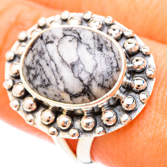 Pinolith Jasper Rings handcrafted by Ana Silver Co - RING120131