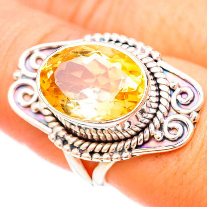 Citrine Rings handcrafted by Ana Silver Co - RING120159