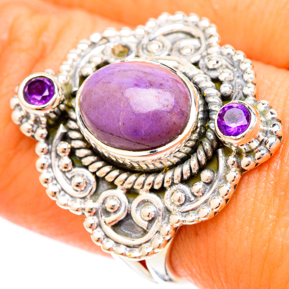 Phosphosiderite Rings handcrafted by Ana Silver Co - RING120162