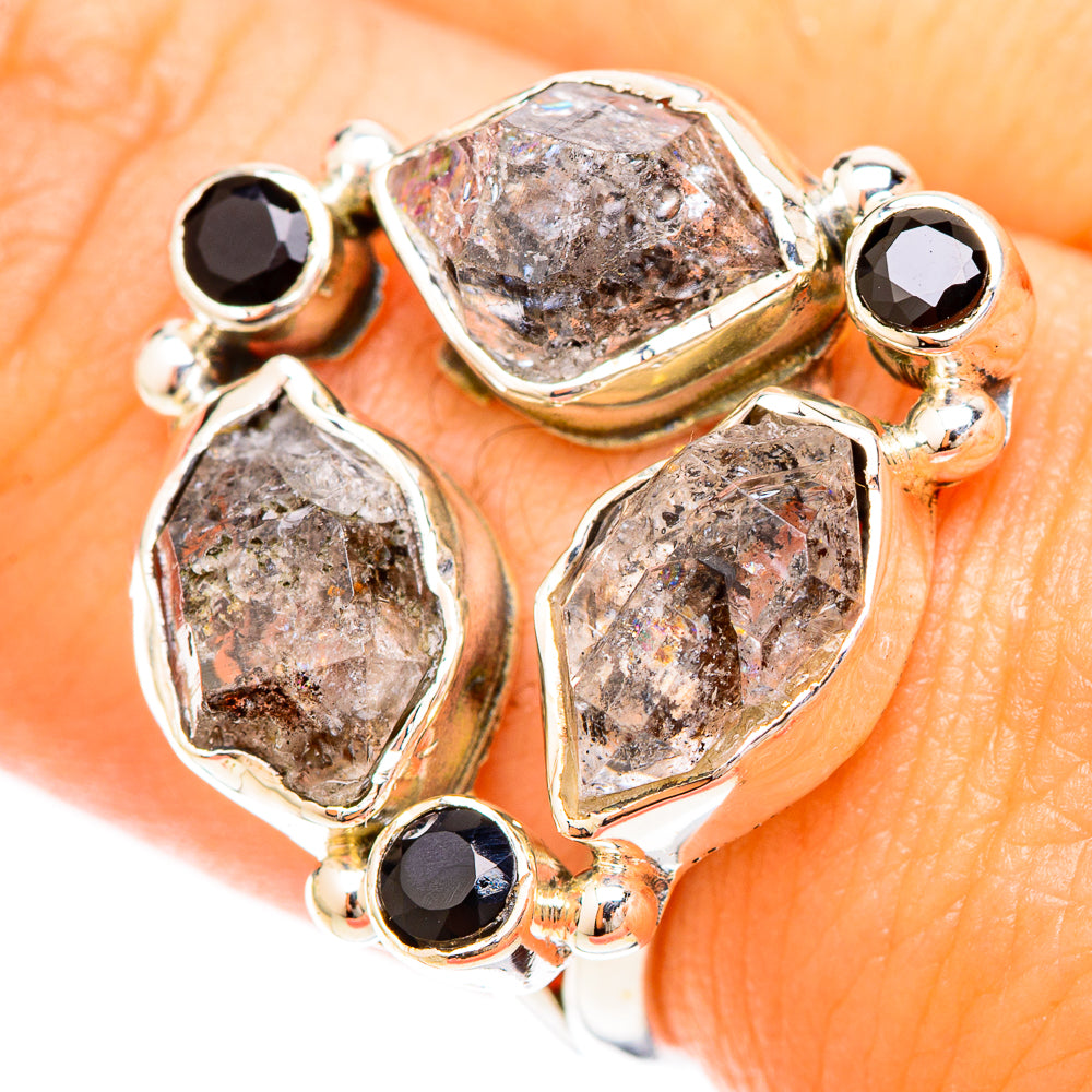 Herkimer Diamond Rings handcrafted by Ana Silver Co - RING120167