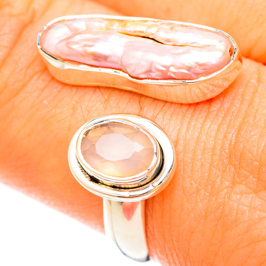 Mother Of Pearl Rings handcrafted by Ana Silver Co - RING120171