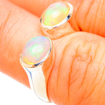 Ethiopian Opal Rings handcrafted by Ana Silver Co - RING120174