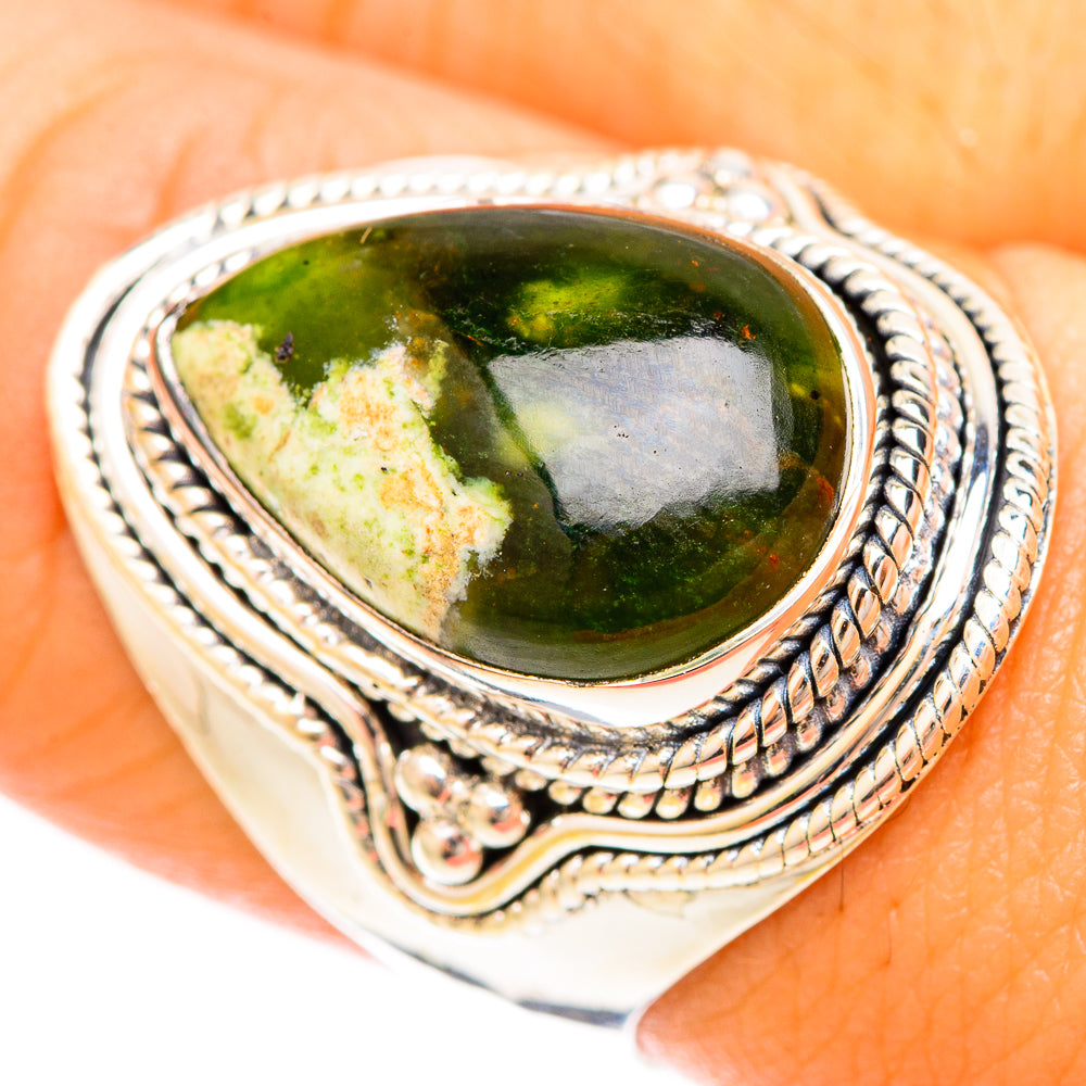 Ocean Jasper Rings handcrafted by Ana Silver Co - RING120183