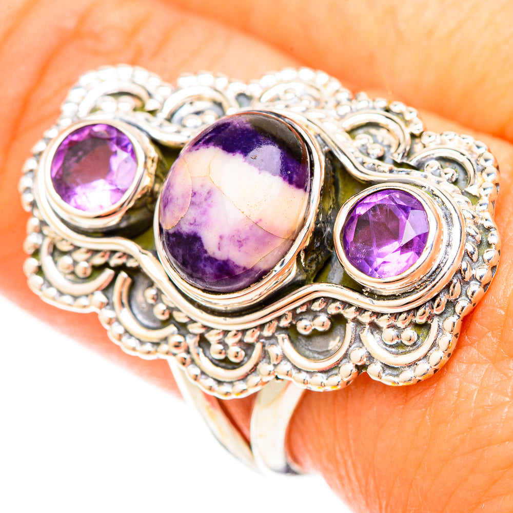 Tiffany Stone Rings handcrafted by Ana Silver Co - RING120195